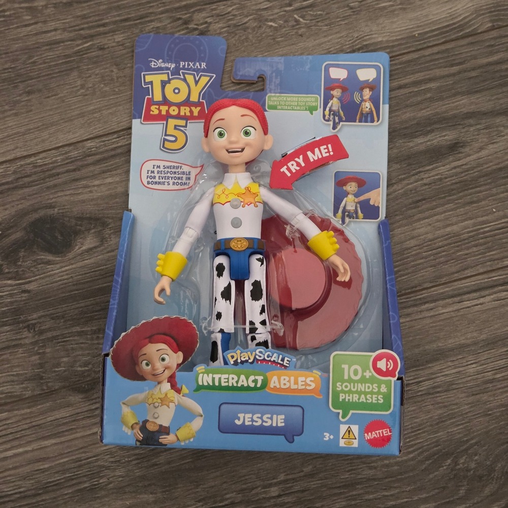 Mattel Toy Story 5 Jessie Interactables Talking Action Figure New Cowgirl
